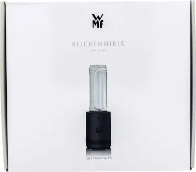 Produktbild von WMF KITCHENminis 0416500071, Sport-Mixer, 0,6 l, Eis-Crusher, 300 W, Schwarz