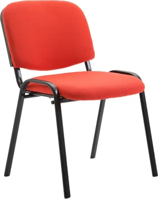 Produktbild von Besucherstuhl Ken V2 Stoff rot