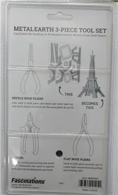 Produktbild von Fascinations Metal Earth MMT001 - 502696, Tool Kit Zangen-Set, Konstruktionsspielzeug, ab 14 Jahren
