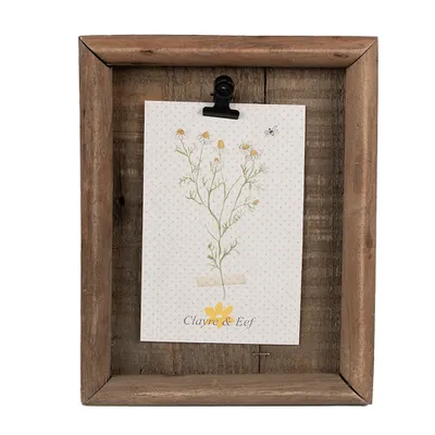 Produktbild von Clayre & Eef Bilderrahmen 16x3x21 cm Braun Holz