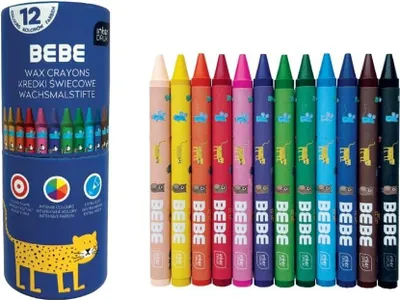 Produktbild von Wachsmalstifte, 12 Farben, Bebe Kids – INTERDRUK