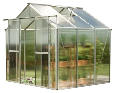 Immagine prodotto di GFP Serra Saphir 3 telaio in alluminio 259 x 195 cm, lastre a doppia parete di 8 mm