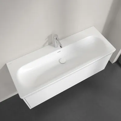Imagen del producto de Villeroy & Boch, mueble de lavabo Skyla, 120 x 46 cm, con sistema de rebosadero