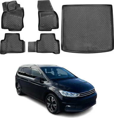 Productafbeelding van OMAC rubberen voetmat, TPE-materiaal, voor VW Touran (5T1)