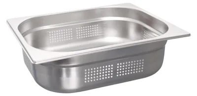 Produktbild von GN 1/2 Behälter gelocht, Edelstahl, 100 mm