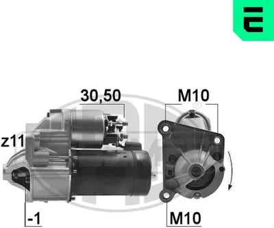 Zdjęcie produktu dla ERA 220184A Silnik rozrusznika 1,4kW 12V