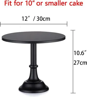 Image de Présentoir rond en métal pour cupcakes et desserts, simple, doré, 12 pièces