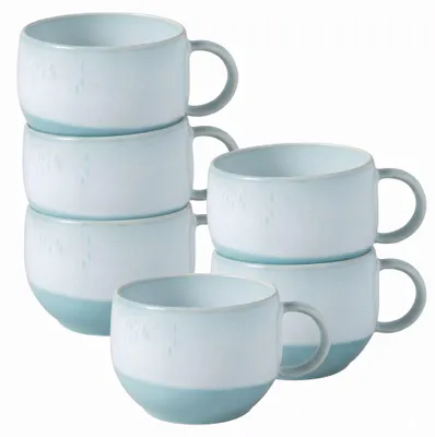 Produktbild von like. by Villeroy & Boch Perlemor Aqua Kaffeetasse 190 ml 6er Set