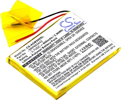 A close-up shot of a lithium-polymer battery pack.