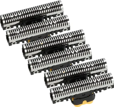 Produktbild von vhbw 3x Klingenblock kompatibel mit Braun Syncro/SyncroPro 560, 550cc-4, 550s-3, 550s-4, 5612, 560s-3, 560s-4, 565cc-4, 5614 Rasierer Schwarz Silber