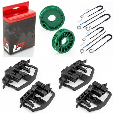 Produktbild von 2x Fensterheber Reparatursatz vorne links und rechts für FORD FIESTA 5 V 02-08