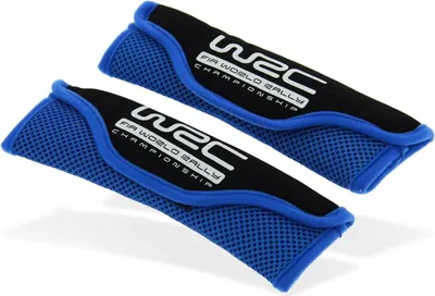 Produktbild von WRC 7347, Sitzgurtpolster, Blau, Schwarz, Stoff, Velcro, Polybag