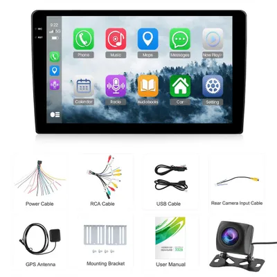 Produktbild von Android Autoradio – 2-DIN Multimediasystem – Touchscreen-Navigationssystem – Einbauradio – DAB+-Radio