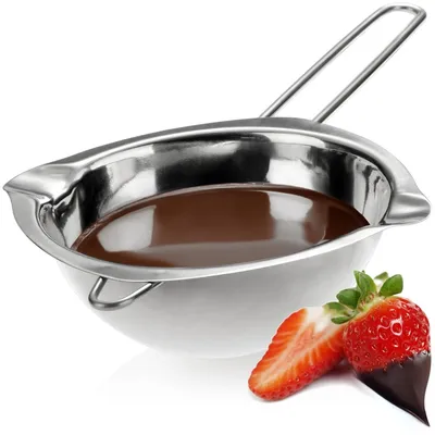 Productafbeelding van Smeltkroes - Waterbad - Roestvrij staal - 260 ml - Zilver