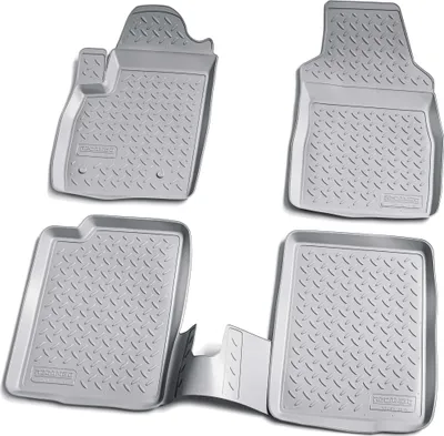 Immagine prodotto di 3D Gomma Tappetini Per Fiat Panda Tipo 169 Bj 2003-2012 Grigio Con Bordo