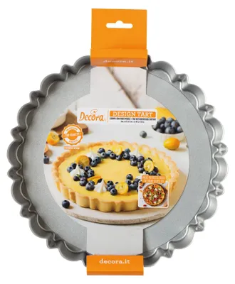Zdjęcie produktu dla Forma metalowa do tarty  mazurka 25 cm DECORA