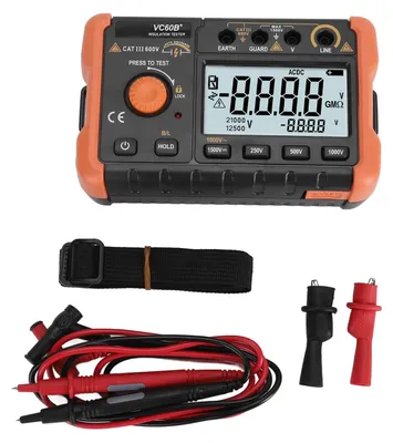 Digitaler Isolationswiderstandstester 1000V 4999MΩ LCD