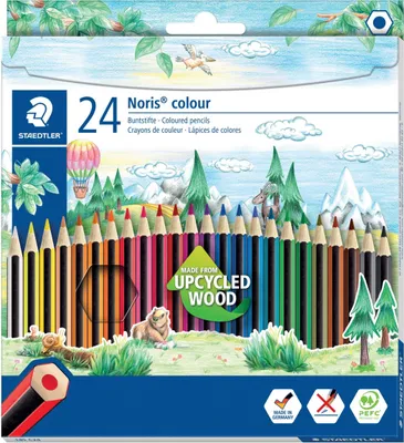 Zdjęcie produktu dla STAEDTLER Buntstift Noris colour 24er Set im Kartonetui retail