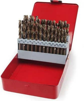 Productafbeelding van HBM 6-10 x 0,1 mm HSS-boorset met 5% kobalt, geschikt voor metaal