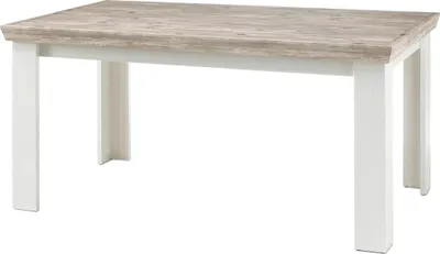 Produktbild von Esstisch Florenz Tisch Esszimmertisch in Oslo Pinie weiß 160x90 cm