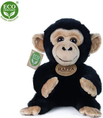 Produktbild von Rappa Plush Monkey Schimpanse sitzen 18 cm umweltfreundlich