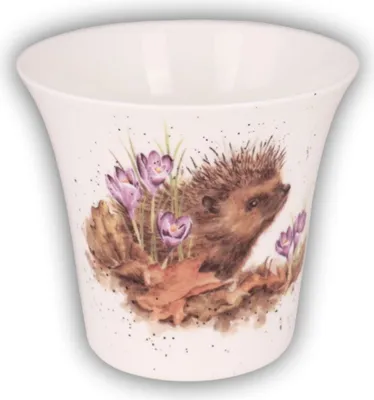 Produktbild von Wrendale Designs Porzellan Vase/Übertopf Igel