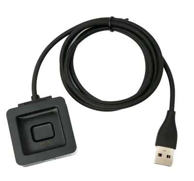 Immagine prodotto di SYSTEM-S Cavo USB 2.0 da 93 cm per la stazione di ricarica dello smartwatch Fitbit Blaze, nero