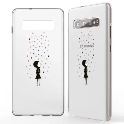 Obrázek produktu pro NALIA pouzdro pro Samsung Galaxy S10 Plus, motiv pouzdro na mobilní telefon silikonový kryt barevný déšť