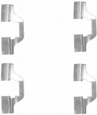 Produktbild von TEXTAR 82503100 Zubehörsatz Scheibenbremsbelag Hinten für RENAULT Clio III Schrägheck (BR0/1, CR0/1) TWINGO II (CN0) MEGANE III Grandtour (KZ0/1)