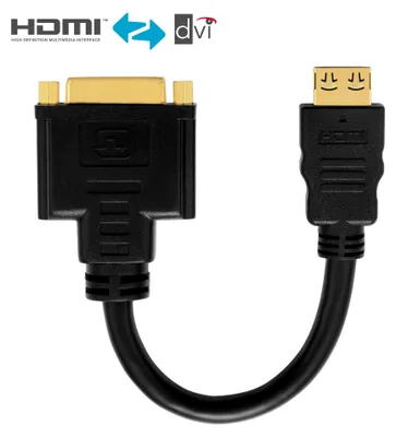 Produktbild von PureLink PI060, HDMI, DVI, Männlich/männlich, Schwarz, Gold