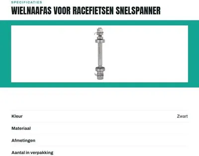 Image de Support pour vélo – Haute performance – Métallique – Roulements de série 6000 – Montage facile – Léger – Longueur : 14/18 cm