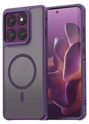 Produktbild von Techsuit – HaloFrost II MagSafe-Schutzhülle für Motorola Edge 60 Pro – violett