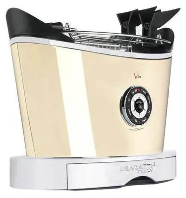 Produktbild von Bugatti Italy Volo, 2 Scheibe(n), Chrom, Edelstahl, Tasten, 930 W, 230 - 240 V, 50 - 60 Hz