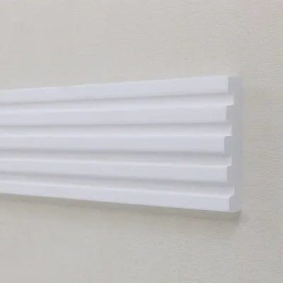 Produktbild von PROVISTON | Zierleiste Polystyrol | 20 x 91 x 2000 mm | Weiß | Wandleiste