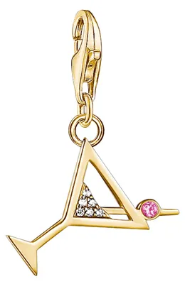 Produktbild von Thomas Sabo Damen-Charm 750 vergoldet 1771-995-7 Cocktailglas