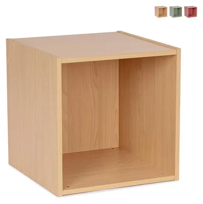 Produktbild von Würfelförmiges Mehrzweck-Wandregal 35x35x35 cm Composite Pro YES - Natur