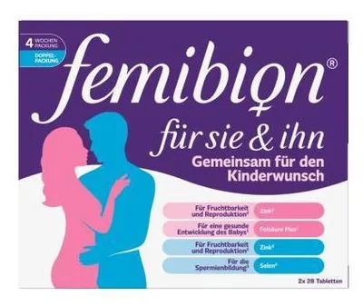 Produktbild von Femibion für Sie & Ihn Tabletten 2X28 St