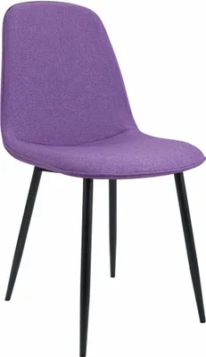 Produktbild von CLP Esszimmerstuhl Maryam gepolstert mit Rückenlehne lila Material Stoff