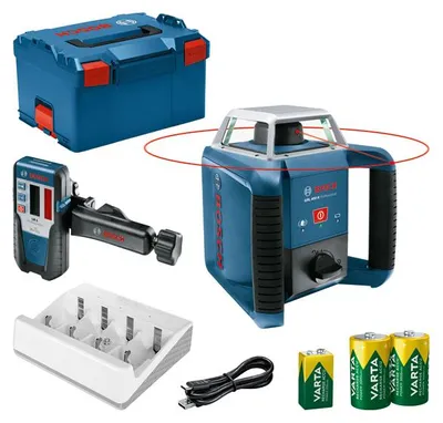 Produktbild von Rotationslaser GRL 400 H, 2x 1,2V HR20 VARTA, 1x 9V 7HR9V VARTA in L-BOXX