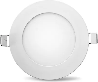 Produktbild von 6W LED slim Einbauleuchte Deckenleuchte Einbauspot slim Panel rund Ø 120 mm kaltweiß