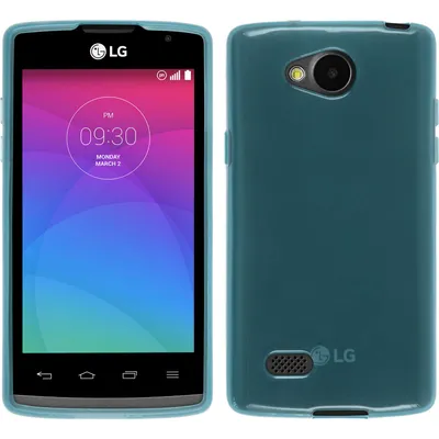 Produktbild von PhoneNatic Case kompatibel mit LG Joy - türkis Silikon Hülle transparent + 2 Schutzfolien