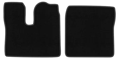 Produktbild von Velours-Fußmatten für MAN TGX 2017- (Transporter) – 4-tlg, Schwarz, passgenau – Wielganizator BASIC