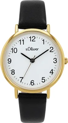 Produktbild von s.Oliver Damen Uhr Armbanduhr Leder 2040120