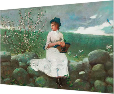 Produktbild von Wandtapete - Dekorative Tapete für Wohnzimmer - Tapetenfolie für Wanddekoration - 312x219 cm - Blumenfrieden