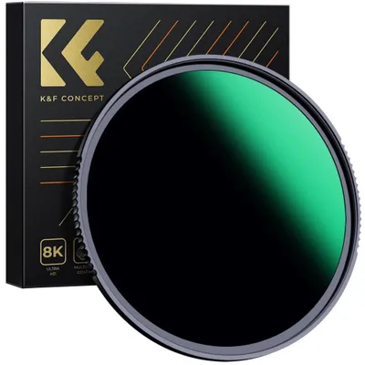 Image de Filtre ND1000, filtre gris neutre de 62 mm, étanche, résistant aux rayures, revêtement nano à 28 couches, compatible avec les objectifs Canon, Nikon et Sony. Couleur : vert