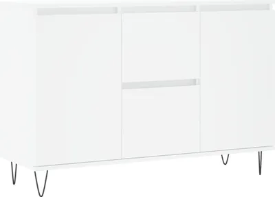 Obrázek produktu pro Příborník bílý 101,5 x 35 x 70 cm kompozitní dřevo