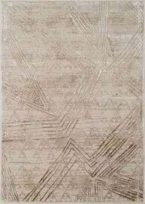 Produktbild von Tapiso Teppich Crystal Modern Creme Braun Wohnzimmer 200 x 300 cm