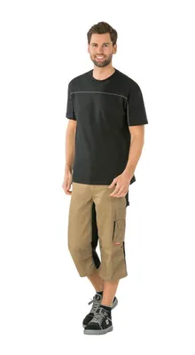 A man is standing and posing for a product photo.
