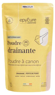 Image de Draineurs - Epycure - Poudre drainante (195g) - Saveur Citron