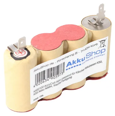 Produktbild von Akku für Kärcher Akkubesen K50mAh, K55 Hochleistungs-Akku NiMH Akku 3000mAh